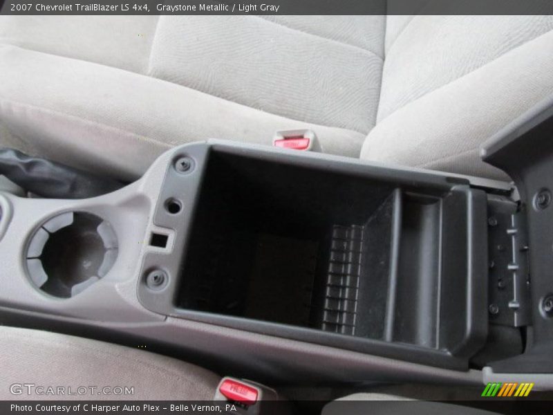 Graystone Metallic / Light Gray 2007 Chevrolet TrailBlazer LS 4x4