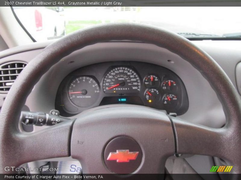 Graystone Metallic / Light Gray 2007 Chevrolet TrailBlazer LS 4x4