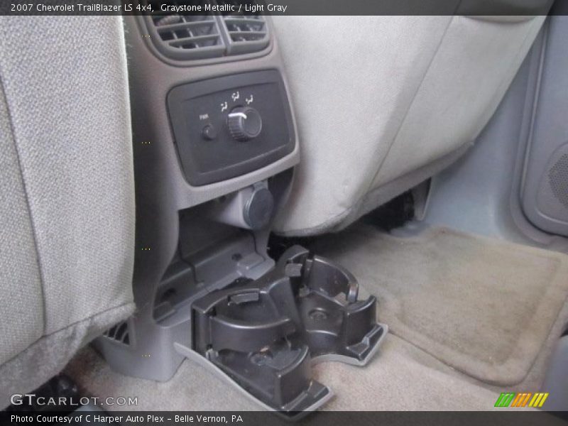 Graystone Metallic / Light Gray 2007 Chevrolet TrailBlazer LS 4x4