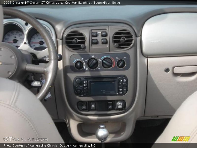 Cool Vanilla White / Taupe/Pearl Beige 2005 Chrysler PT Cruiser GT Convertible