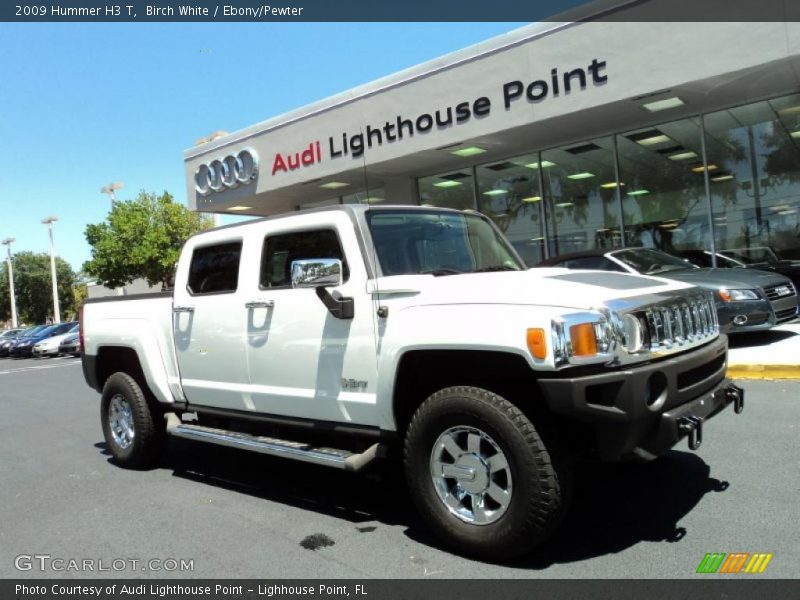 Birch White / Ebony/Pewter 2009 Hummer H3 T