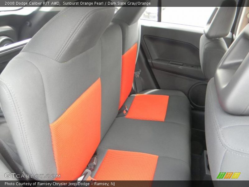  2008 Caliber R/T AWD Dark Slate Gray/Orange Interior