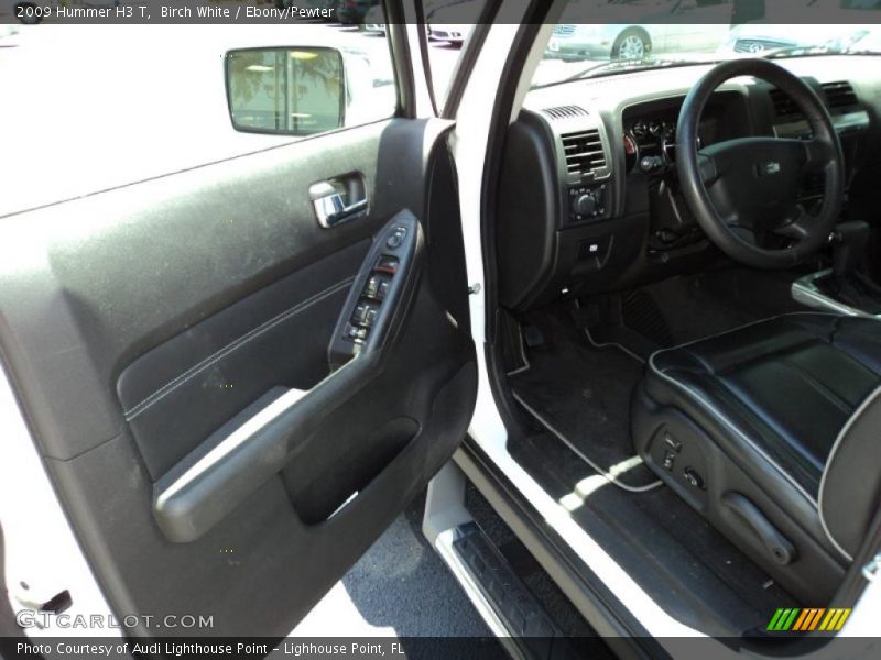 Birch White / Ebony/Pewter 2009 Hummer H3 T