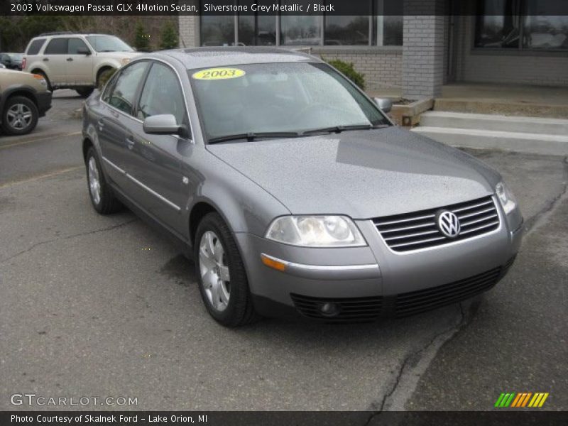 Silverstone Grey Metallic / Black 2003 Volkswagen Passat GLX 4Motion Sedan