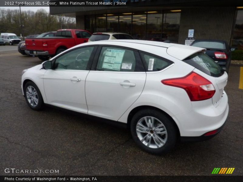  2012 Focus SEL 5-Door White Platinum Tricoat Metallic
