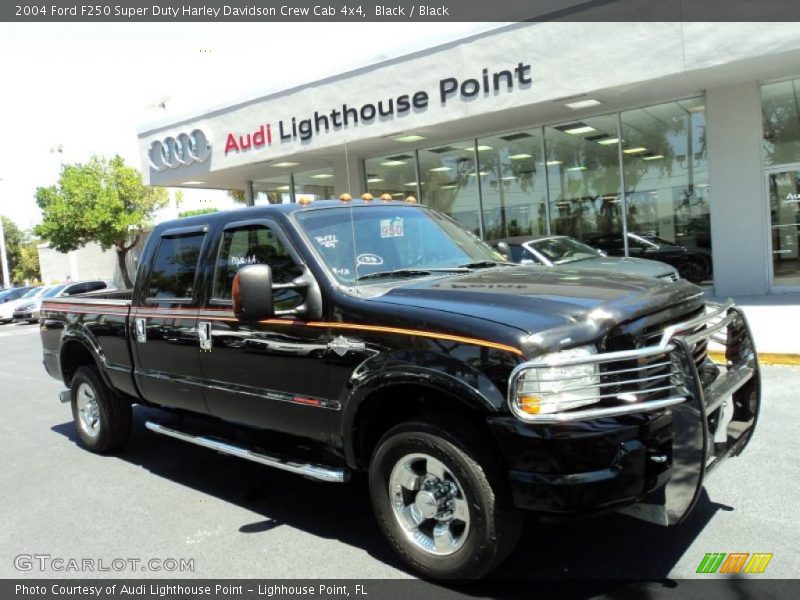 Black / Black 2004 Ford F250 Super Duty Harley Davidson Crew Cab 4x4