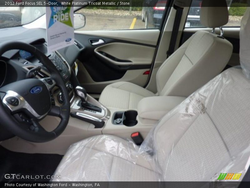  2012 Focus SEL 5-Door Stone Interior