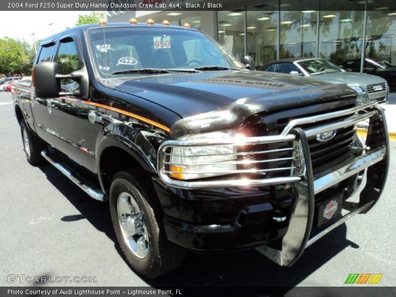 Black / Black 2004 Ford F250 Super Duty Harley Davidson Crew Cab 4x4