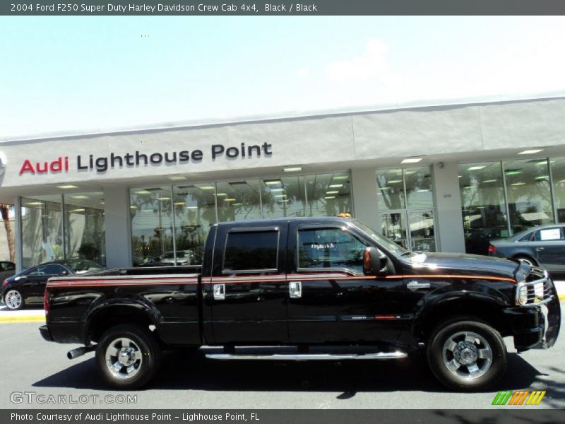 Black / Black 2004 Ford F250 Super Duty Harley Davidson Crew Cab 4x4