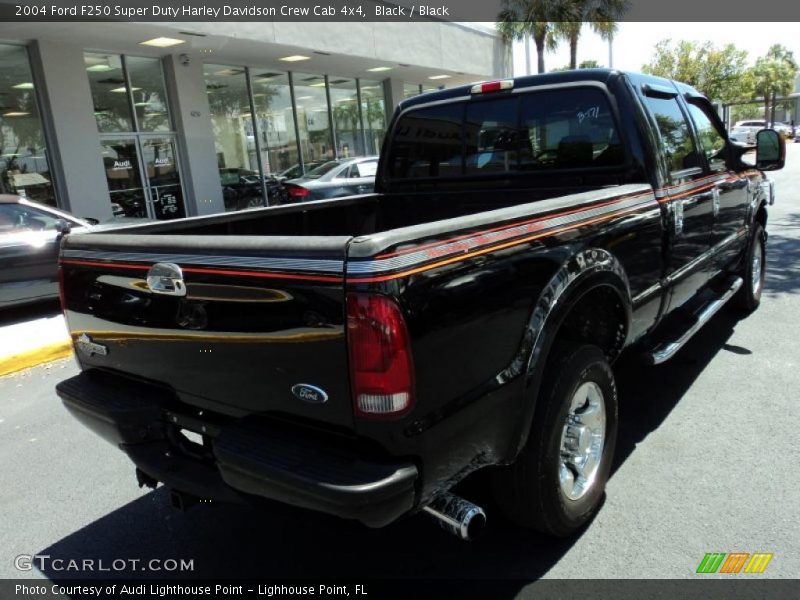 Black / Black 2004 Ford F250 Super Duty Harley Davidson Crew Cab 4x4