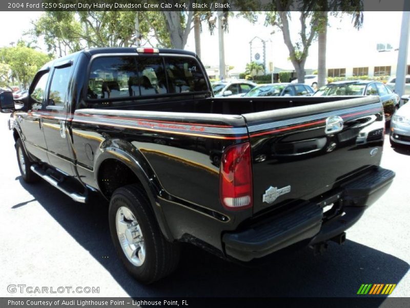 Black / Black 2004 Ford F250 Super Duty Harley Davidson Crew Cab 4x4