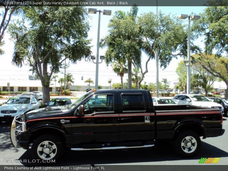 Black / Black 2004 Ford F250 Super Duty Harley Davidson Crew Cab 4x4