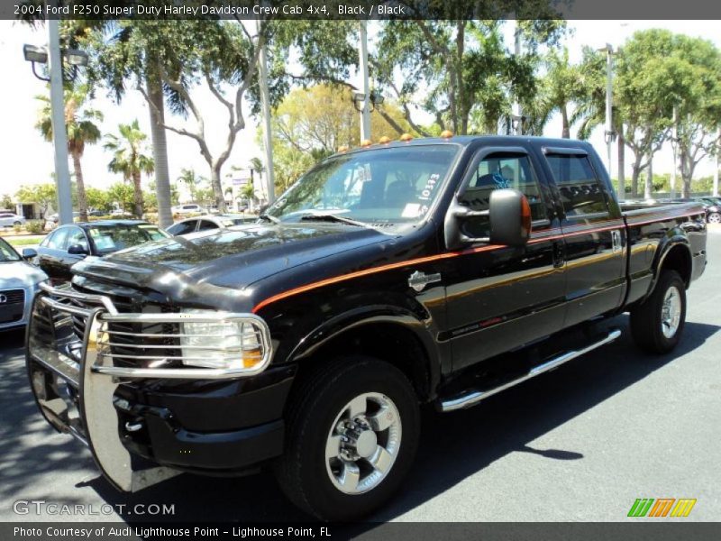 Black / Black 2004 Ford F250 Super Duty Harley Davidson Crew Cab 4x4