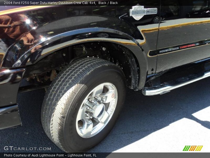 Black / Black 2004 Ford F250 Super Duty Harley Davidson Crew Cab 4x4