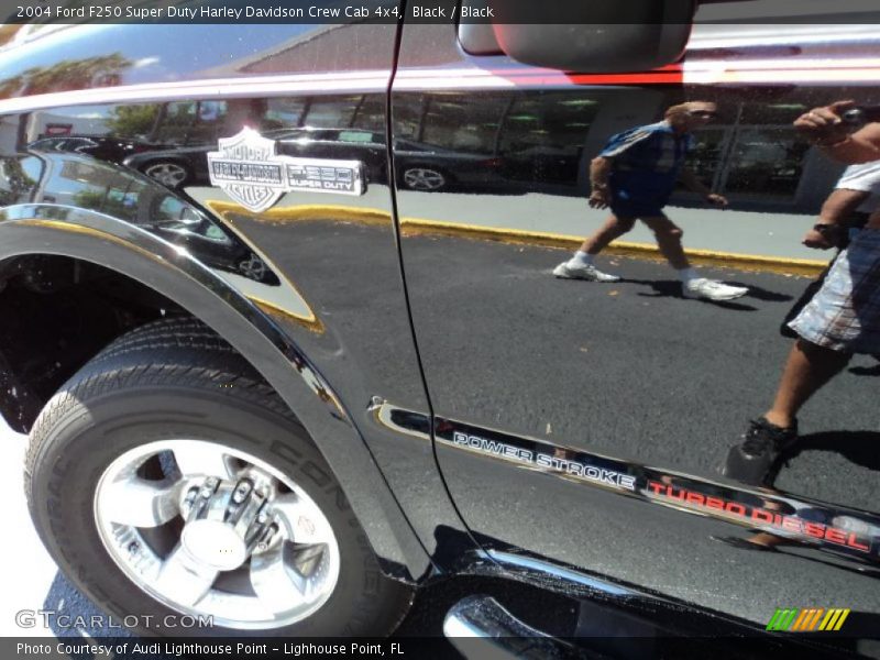 Black / Black 2004 Ford F250 Super Duty Harley Davidson Crew Cab 4x4