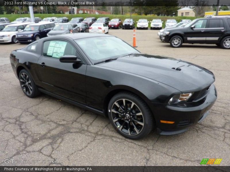 Front 3/4 View of 2012 Mustang V6 Coupe