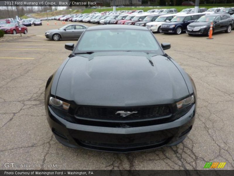 Black / Charcoal Black 2012 Ford Mustang V6 Coupe