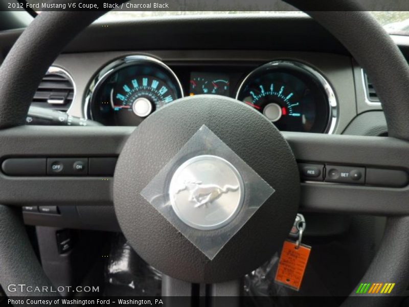 Black / Charcoal Black 2012 Ford Mustang V6 Coupe