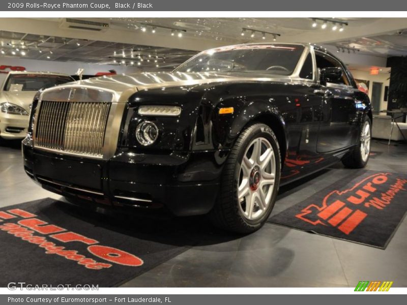 Black / Black 2009 Rolls-Royce Phantom Coupe