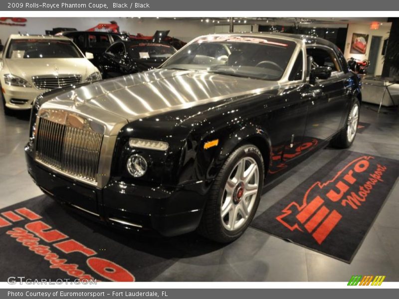Black / Black 2009 Rolls-Royce Phantom Coupe