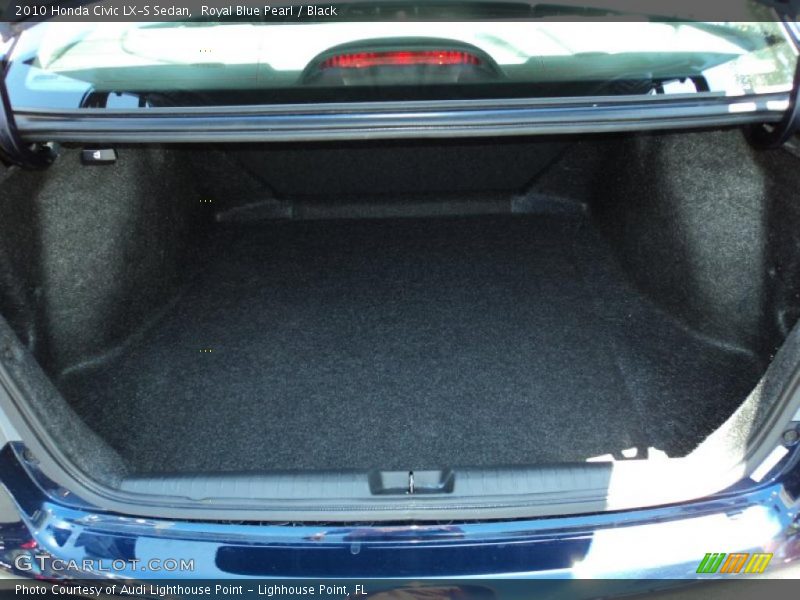 Royal Blue Pearl / Black 2010 Honda Civic LX-S Sedan