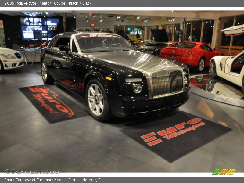 Black / Black 2009 Rolls-Royce Phantom Coupe