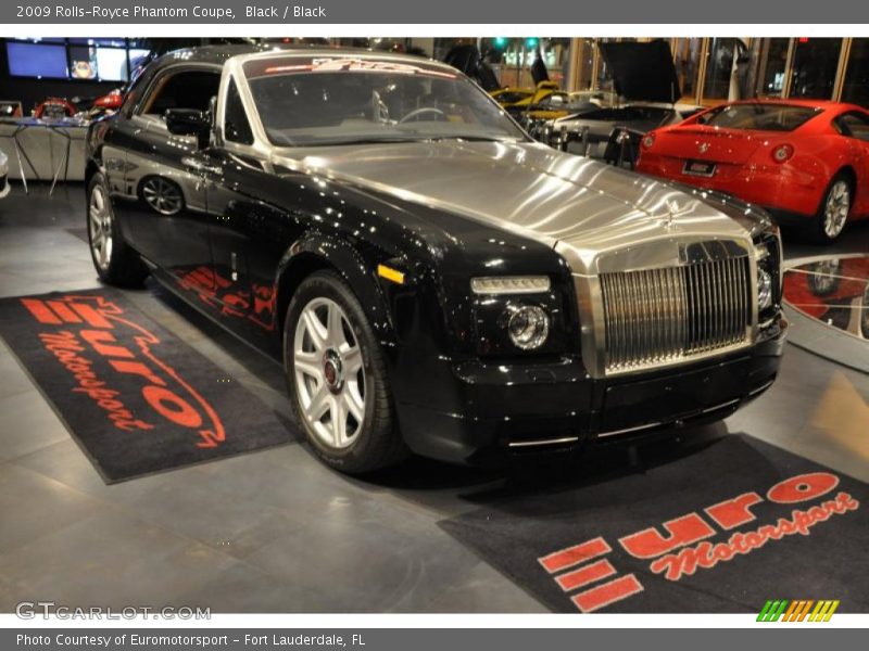 Black / Black 2009 Rolls-Royce Phantom Coupe