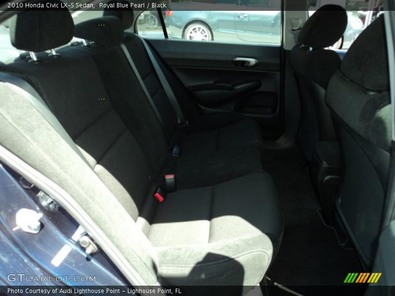 Royal Blue Pearl / Black 2010 Honda Civic LX-S Sedan
