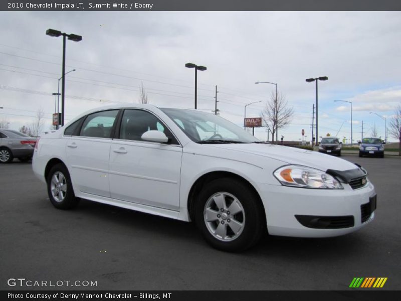 Summit White / Ebony 2010 Chevrolet Impala LT