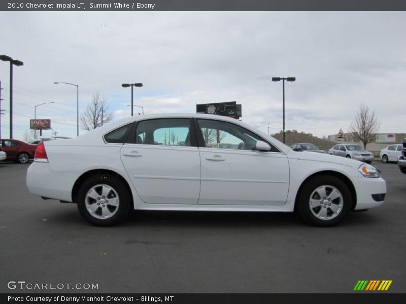 Summit White / Ebony 2010 Chevrolet Impala LT