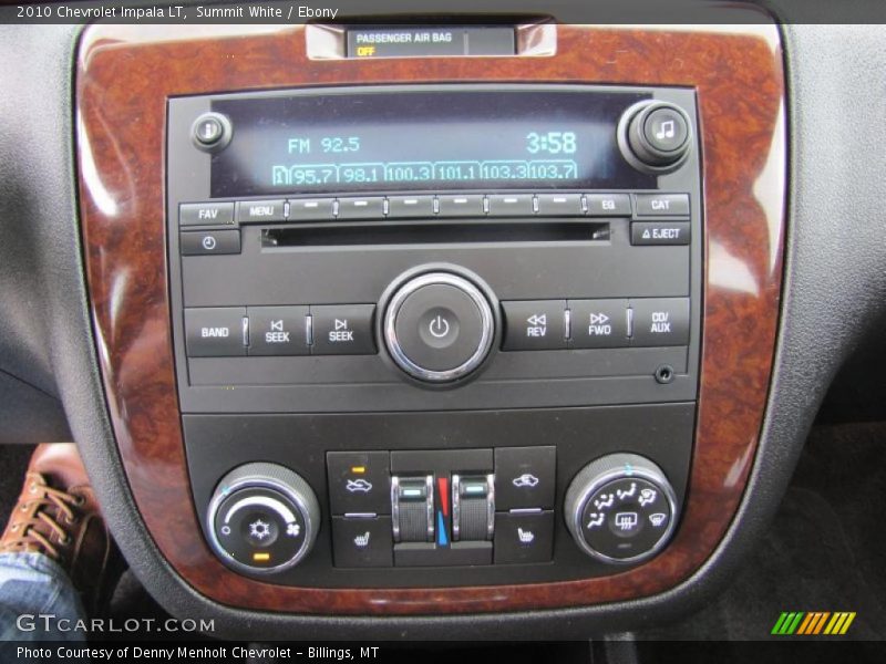 Summit White / Ebony 2010 Chevrolet Impala LT