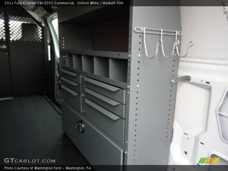 Oxford White / Medium Flint 2011 Ford E Series Van E350 Commercial