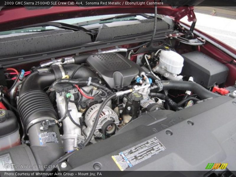 Sonoma Red Metallic / Ebony/Light Cashmere 2009 GMC Sierra 2500HD SLE Crew Cab 4x4