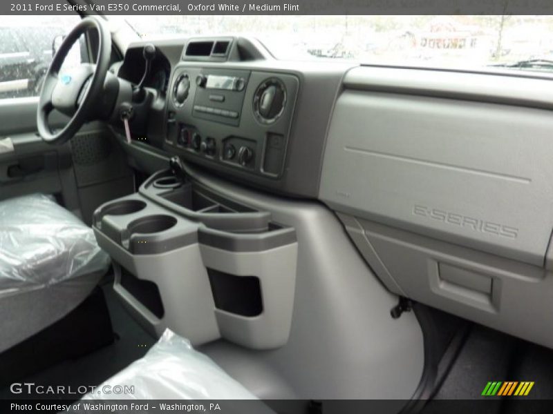 Oxford White / Medium Flint 2011 Ford E Series Van E350 Commercial