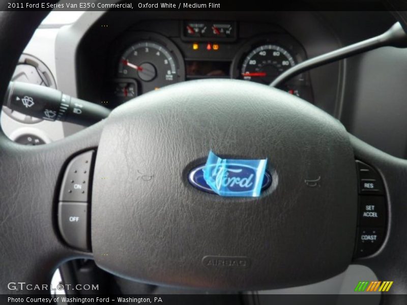 Oxford White / Medium Flint 2011 Ford E Series Van E350 Commercial