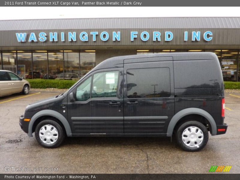 Panther Black Metallic / Dark Grey 2011 Ford Transit Connect XLT Cargo Van