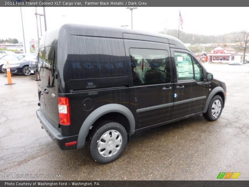 Panther Black Metallic / Dark Grey 2011 Ford Transit Connect XLT Cargo Van