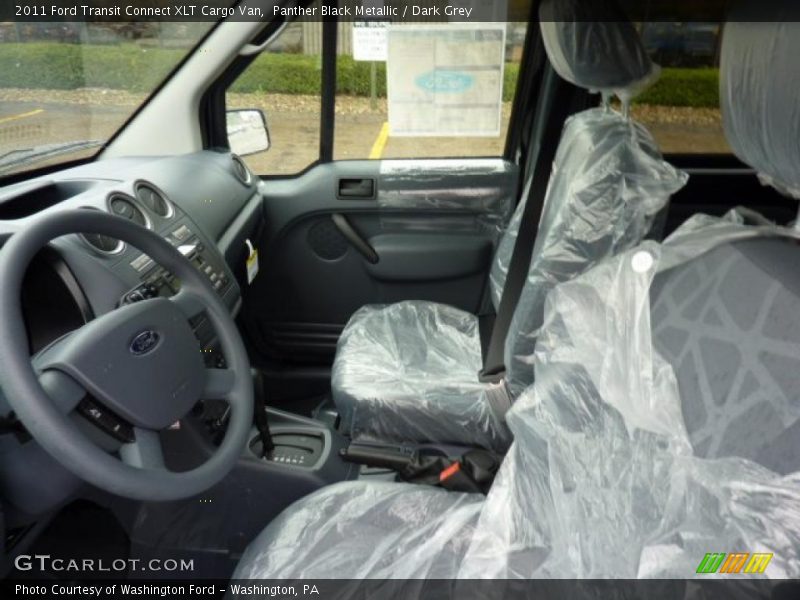 Panther Black Metallic / Dark Grey 2011 Ford Transit Connect XLT Cargo Van