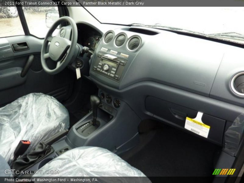 Panther Black Metallic / Dark Grey 2011 Ford Transit Connect XLT Cargo Van