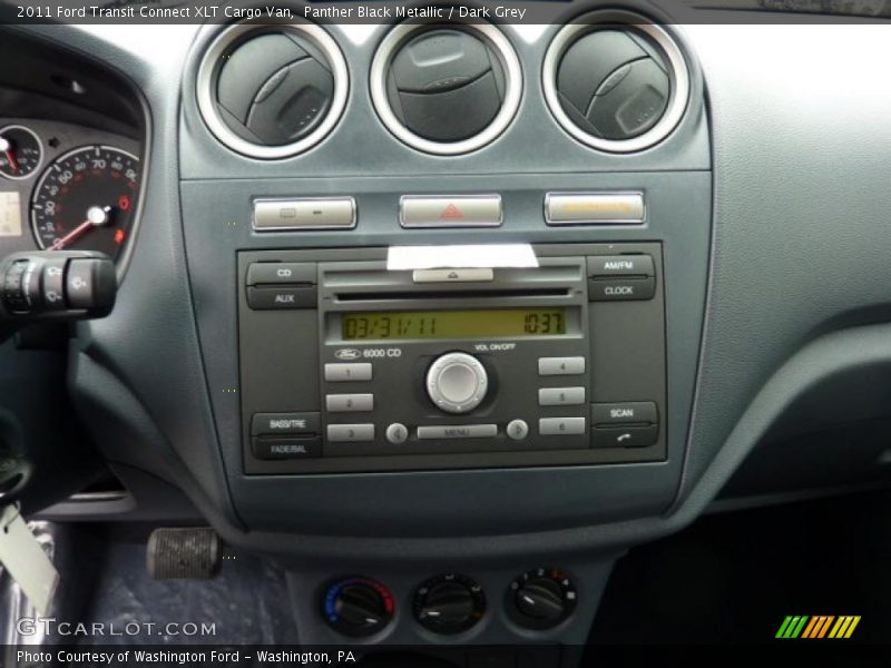 Panther Black Metallic / Dark Grey 2011 Ford Transit Connect XLT Cargo Van
