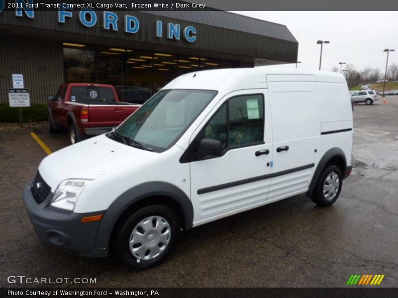 Frozen White / Dark Grey 2011 Ford Transit Connect XL Cargo Van