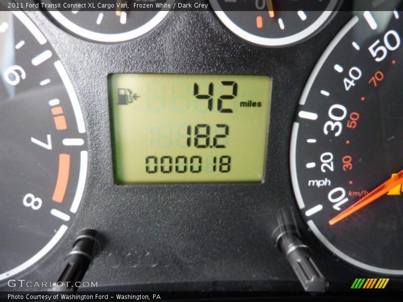 Frozen White / Dark Grey 2011 Ford Transit Connect XL Cargo Van