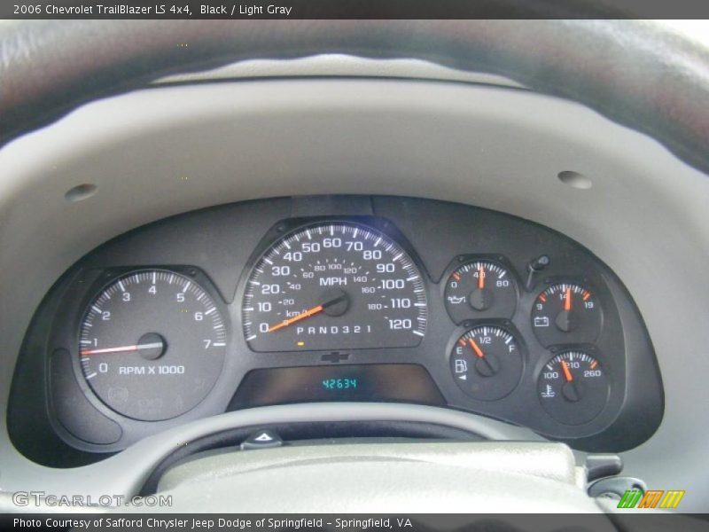 Black / Light Gray 2006 Chevrolet TrailBlazer LS 4x4