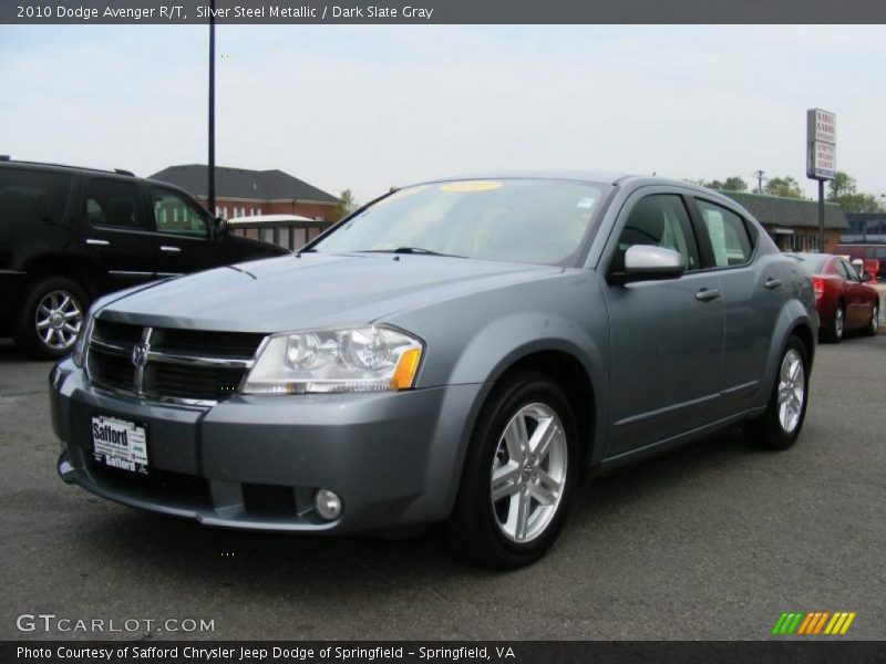 Silver Steel Metallic / Dark Slate Gray 2010 Dodge Avenger R/T