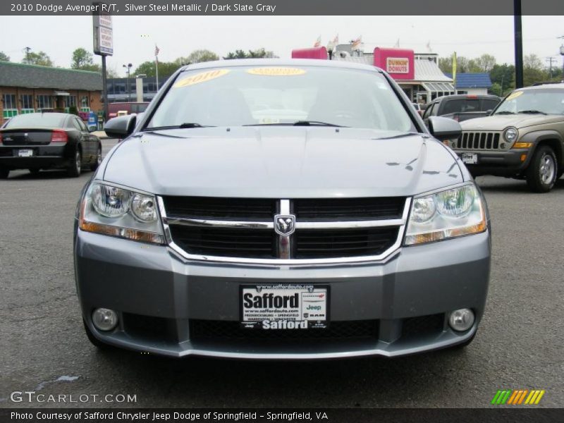 Silver Steel Metallic / Dark Slate Gray 2010 Dodge Avenger R/T