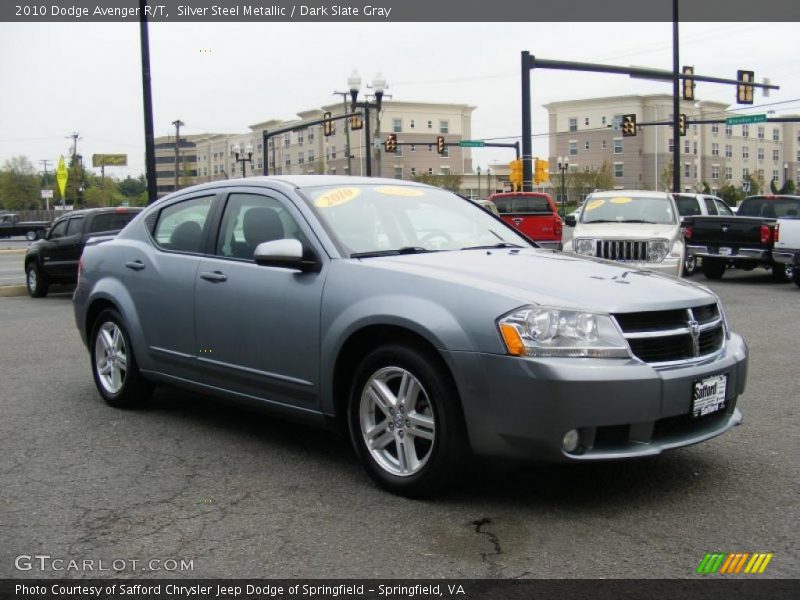 Silver Steel Metallic / Dark Slate Gray 2010 Dodge Avenger R/T