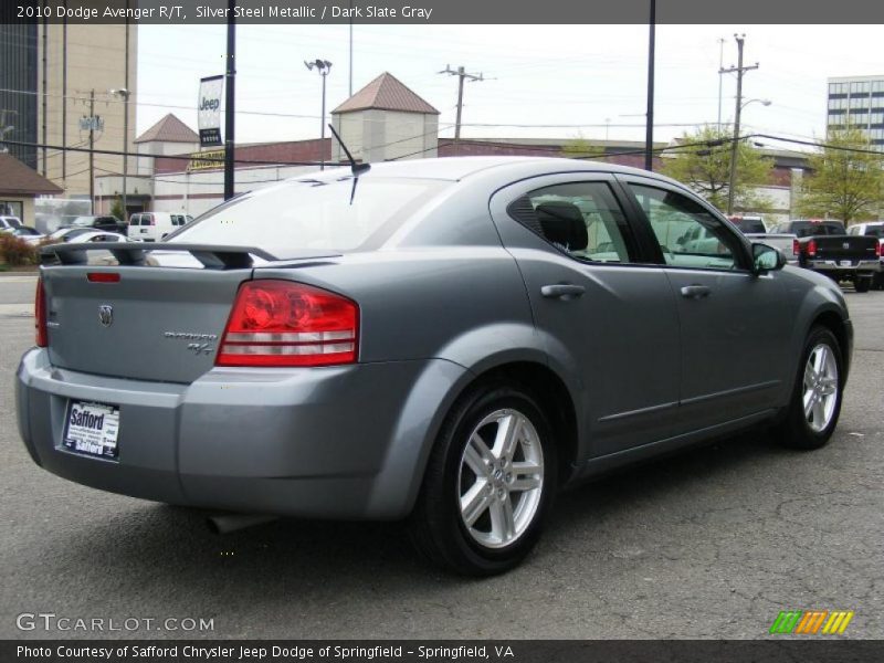 Silver Steel Metallic / Dark Slate Gray 2010 Dodge Avenger R/T