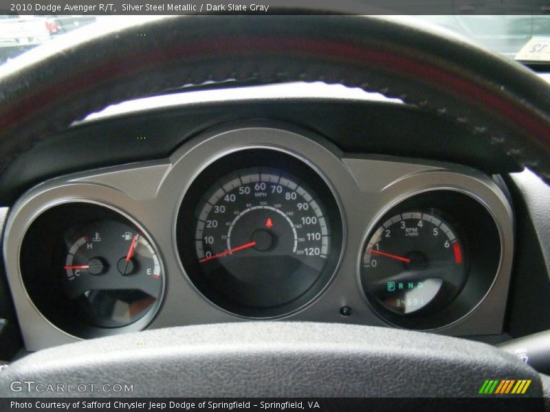 Silver Steel Metallic / Dark Slate Gray 2010 Dodge Avenger R/T