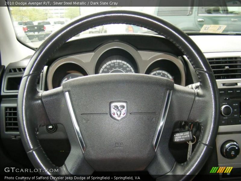 Silver Steel Metallic / Dark Slate Gray 2010 Dodge Avenger R/T