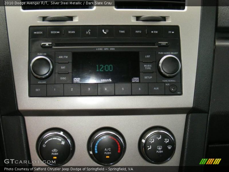 Silver Steel Metallic / Dark Slate Gray 2010 Dodge Avenger R/T